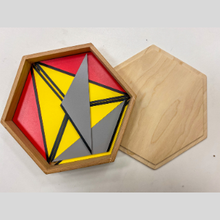 Constructive Small Hexagon Box