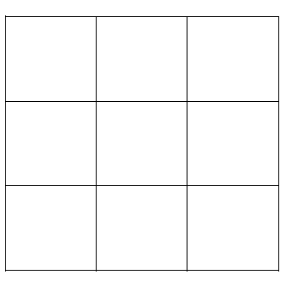 Montessori checkerboard (Black and white)