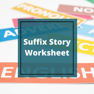 Suffix Story Worksheet